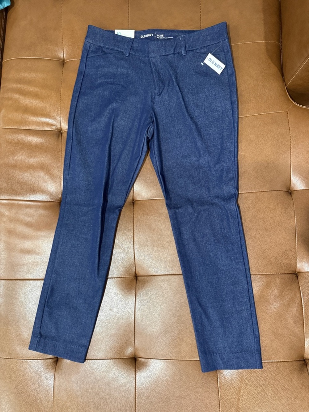 Old Navy Navy Slim Pixie Pants